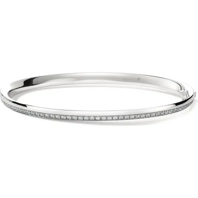 Hearts On Fire Barre Pavé Diamond Bangle In White Gold/diamond