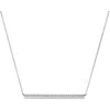 Hearts On Fire Barre Pendant Necklace In White Gold/diamond