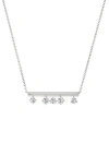 HEARTS ON FIRE HEARTS ON FIRE BARRE PENDANT NECKLACE