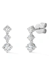 Hearts On Fire Cascade Diamond Mini Drop Earrings In Gold