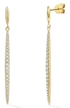 Hearts On Fire Classic Diamond Stiletto Drop Earrings In Gold