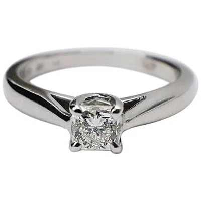 Pre-owned Hearts On Fire Dream Cut 0.44 Carat Diamond Ring In 14 Karat White Gold