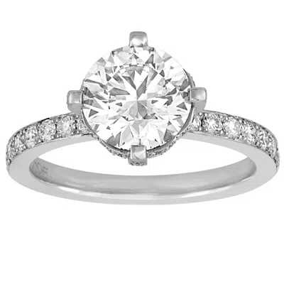 Pre-owned Hearts On Fire Gia 2.02 Carat G Vvs2 Round Diamond Platinum Ring In Multi