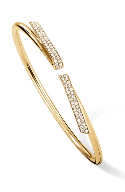 Hearts On Fire Inside Out Spiral Diamond Flexible Bangle