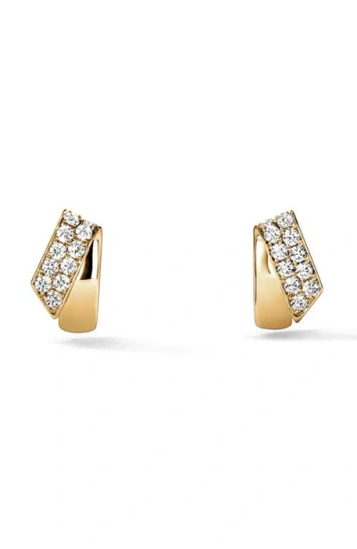 Hearts On Fire Inside/out 18k Gold Diamond Flip Earrings, 0.40ct.