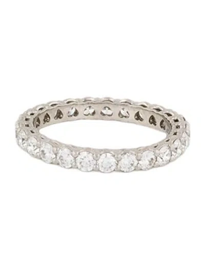 Pre-owned Hearts On Fire Platinum 1.00ctw Diamond Band In Multi