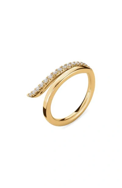 Hearts On Fire Vela French Cut Diamond Ring In Yellow Gold/diamond