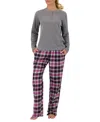 Heat Holders 2-piece Women's Felicity Pajama Top And Pants Set In Multi