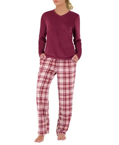 HEAT HOLDERS 2-PIECE WOMEN'S PAJAMA TOP AND PANTS SET