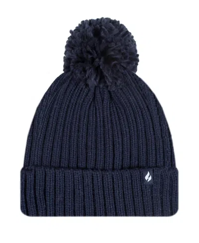 Heat Holders Arden Pom-pom Hat In Navy