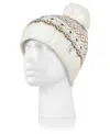 Heat Holders Astrid Knit Roll Up Hat In Neutral