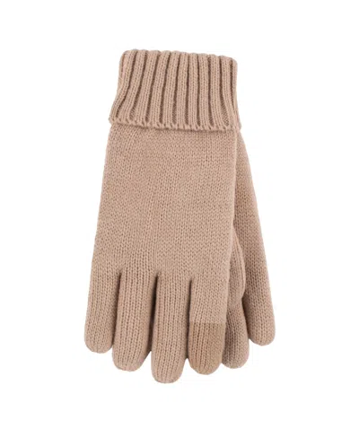 Heat Holders Cathy Touch Screen Gloves In Beige