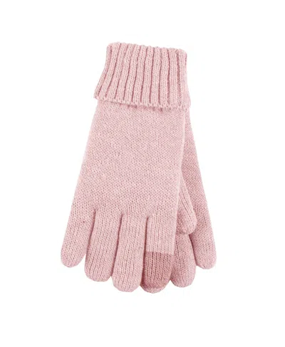Heat Holders Cathy Touch Screen Gloves In Dusty Pink
