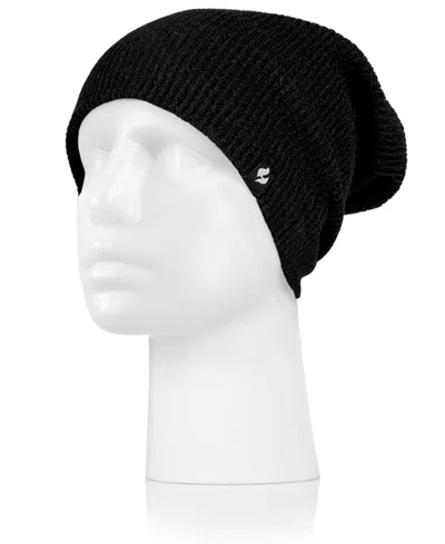 Heat Holders Celeste Space Dyed Rolled Up Hat In Black