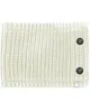 Heat Holders Clyde Solid Ribbed Side-button Neck Warmer In Pattern