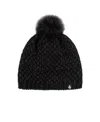 Heat Holders Corsica Basket Weave Pom-pom Hat In Black