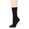 Heat Holders Lite Dahlia Womens 1 Pair Crew Socks In Black