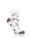 Heat Holders Lite Samara Stars Sleep Socks In Cream