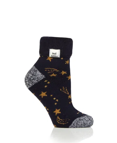Heat Holders Lite Samara Stars Sleep Socks In Navy