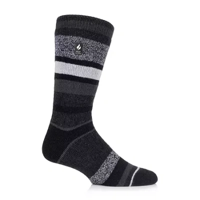 Heat Holders Lite Starling Mens 1 Pair Crew Socks In Black