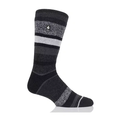 Heat Holders Lite Starling Mens 1 Pair Crew Socks In Black