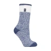 Heat Holders Lite Womens 1 Pair Crew Socks In Blue