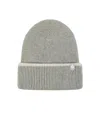 Heat Holders Lurex Stripe Teton Roll Hat In Light Gray