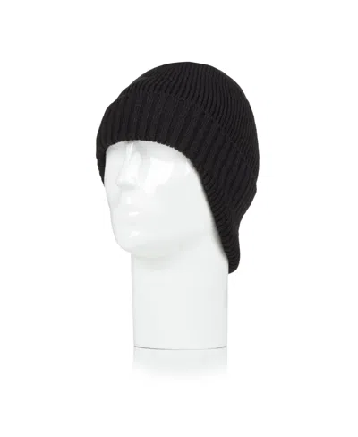 Heat Holders Men's Daniel Countoured Ear Hat In Black