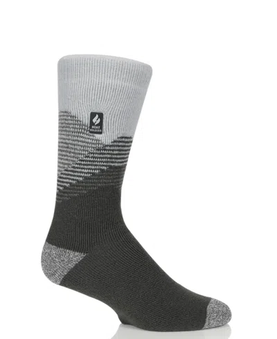 Heat Holders Men's Lite Alex Mountains Crew Sock In Gray
