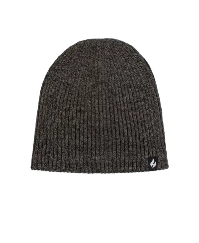 Heat Holders Men's Lite Dean Rib Knit Hat In Charcoal
