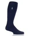 Heat Holders Men's Lite Kingfisher Solid Long Sock In Navy