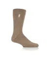 Heat Holders Men's Mason Lite Merino Solid Wool Crew Sock In Oatmeal