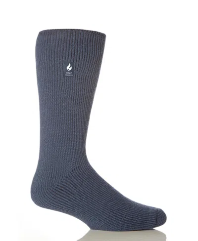 Heat Holders Men's Original Solid Thermal Socks In Denim
