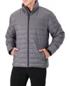 Heat Holders Men's Peter Puffer Jacket In Irongray