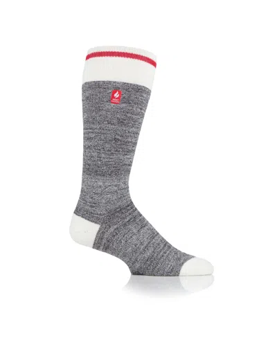 Heat Holders Men's Ultra Lite Charlie Twist Long Sock In Charcoal