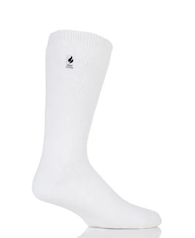 Heat Holders Men's Ultra Lite Solid Thermal Socks In White