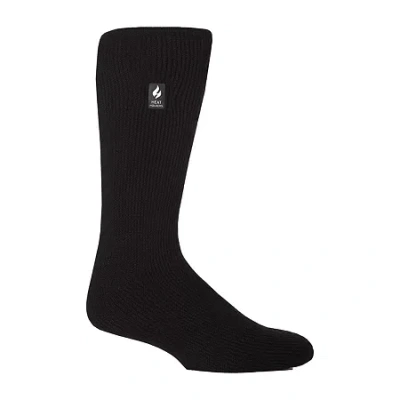 Heat Holders Mens 1 Pair Crew Socks In Black