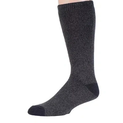Heat Holders Mens 1 Pair Crew Socks In Gray