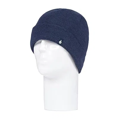 Heat Holders Mens Beanie In Blue