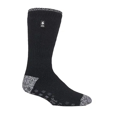 Heat Holders Michael Mens 1 Pair Slipper Socks In Black
