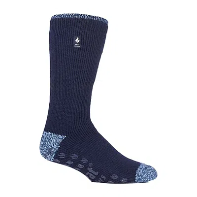 Heat Holders Michael Mens 1 Pair Slipper Socks In Blue