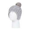 Heat Holders Nikki Cosy Ears Womens Moisture Wicking Beanie In Gray