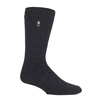 Heat Holders Original Dunnock Mens 1 Pair Crew Socks In Black