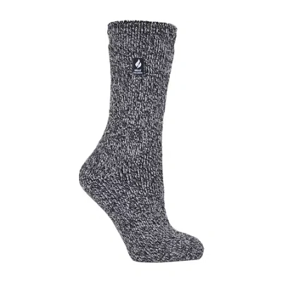 Heat Holders Original Womens 1 Pair Crew Socks In Gray