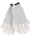 Heat Holders Oslo Striped Gloves In Gold