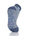 Heat Holders Twist Ankle Slipper Socks In Blue