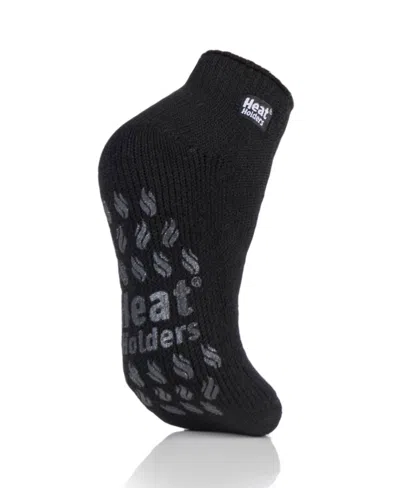 Heat Holders Twist Ankle Slipper Socks In Black