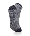 Heat Holders Twist Ankle Slipper Socks In Blue