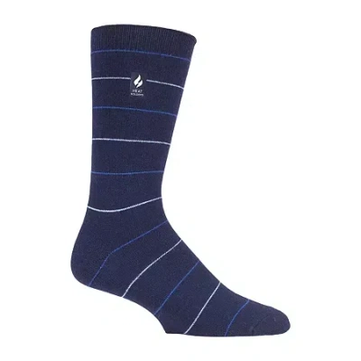 Heat Holders Ultra Light Corbin Mens 1 Pair Crew Socks In Blue