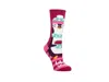 Heat Holders Ultra Lite Ellen Festive Gingerbread Crew Socks In Red,pink